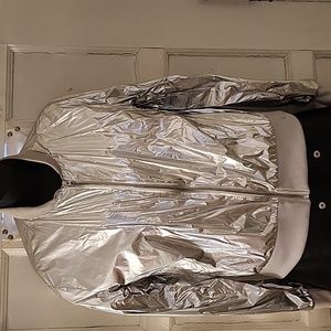 Victoria Secrets Sports Metallic Silver Jacket